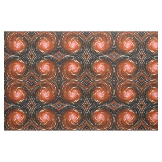 Oranje  Abstracte kunst Stof (Fat Quarter)