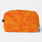 Oranje Abstracte patroonzak Toilettasje (Voorkant)