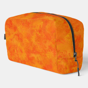 Oranje Abstracte patroonzak Toilettasje