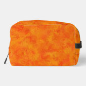 Oranje Abstracte patroonzak Toilettasje (Achterkant)