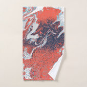 Oranje Abstracte washanddoekset Bad Handdoek (Handdoek)