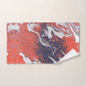 Oranje Abstracte washanddoekset Bad Handdoek (Handdoek)
