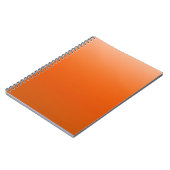 Oranje achtergrond achtergrond notitieboek (Linkerzijde)
