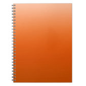 Oranje achtergrond achtergrond notitieboek (Voorkant)