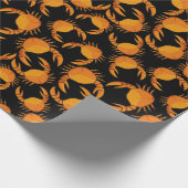 Oranje achtergrond cadeaupapier (Hoek)