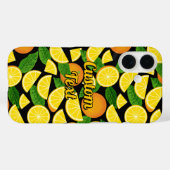 Oranje achtergrond Case-Mate iPhone case (Achterkant (horizontaal))