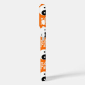 Oranje achtergrond Chinees Yinyang Patroon Case-Mate iPhone Case (Achterkant / Links)