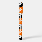 Oranje achtergrond Chinees Yinyang Patroon Case-Mate iPhone Case (Achterkant / Rechts)