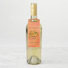 Oranje achtergrond en pompoenen