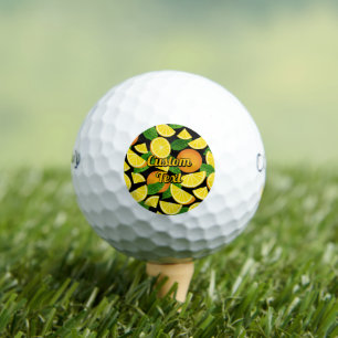 Oranje Achtergrond Golfballen