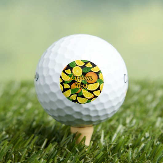 Oranje Achtergrond Golfballen (Insitu Shirt)