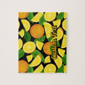 Oranje achtergrond legpuzzel (Verticaal)