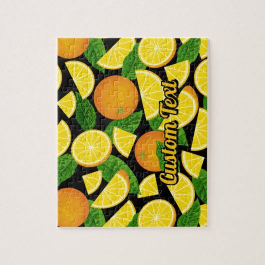 Oranje achtergrond legpuzzel (Verticaal)