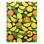 Oranje achtergrond notitieboek (Voorkant)