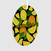 Oranje achtergrond ornament (voorkant)