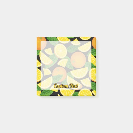 Oranje achtergrond post-it® notes (Voorkant)