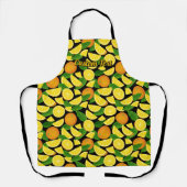 Oranje achtergrond schort (Voorkant)