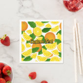 Oranje achtergrond servet (Insitu)