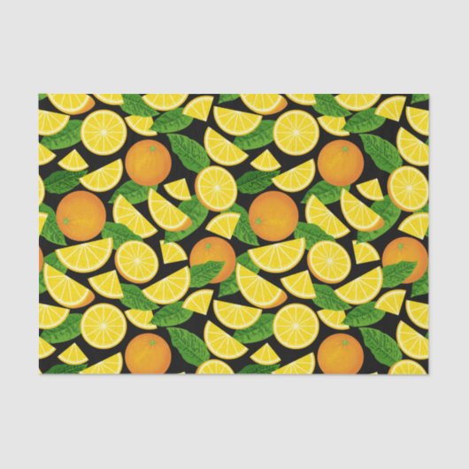 Oranje achtergrond tissuepapier (Voorkant)