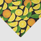 Oranje achtergrond tissuepapier (Detail)