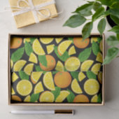 Oranje achtergrond tissuepapier (Geschenk)