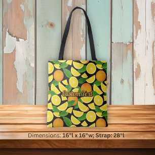 Oranje Achtergrond Tote Bag
