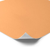Oranje achtergrond van pasta op een Poster (Hoek)