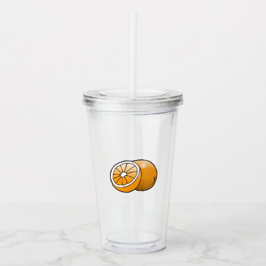 Oranje - Acryl Bekertje Drinkbeker (Voorkant)
