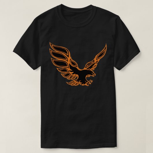 Oranje adelaar t-shirt (Design voorkant)
