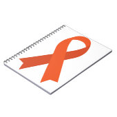 Oranje ADHD multiple sclerose CRPS met lint Notitieboek (Linkerzijde)