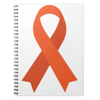 Oranje ADHD multiple sclerose CRPS met lint Notitieboek