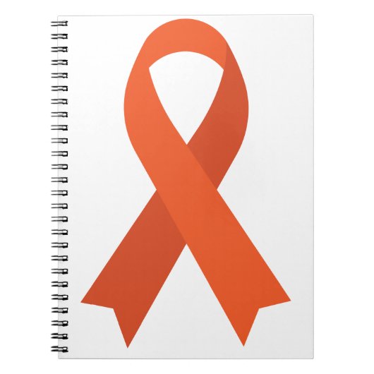 Oranje ADHD multiple sclerose CRPS met lint Notitieboek (Voorkant)