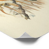  Oranje  afdrukken Poster (Hoek)