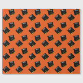 Oranje Afstudeercadeau Cadeaupapier (Vlak)