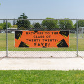 Oranje Afstuderen 2025 Senior Class Spandoek (Insitu)