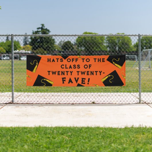 Oranje Afstuderen 2025 Senior Class Spandoek (Insitu)