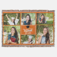 Oranje Afstuderen Foto Collage Aangepast Afstudere