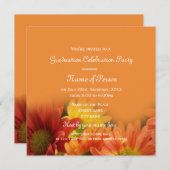  oranje afstuderen kaart (Voorkant / Achterkant)