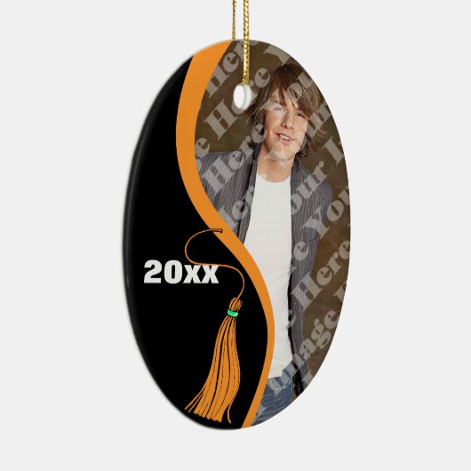  Oranje Afstuderen Keramisch Ornament (Rechts)