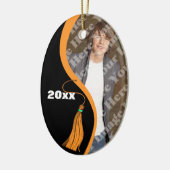 Oranje Afstuderen Keramisch Ornament (Links)