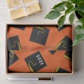 Oranje Afstuderen-weefselpapier Tissuepapier (Geschenk)