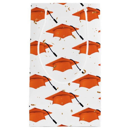 Oranje afzuigkap met Confetti Klein Cadeauzakje (Voorkant)