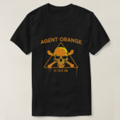 ORANJE AGENTDIOXINE T-SHIRT (Design voorkant)