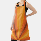 Oranje All-Over Print Schort voor optische verlich (Insitu)