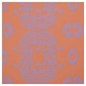 Oranje Amoba Monster Fabric Stof (Swatch)
