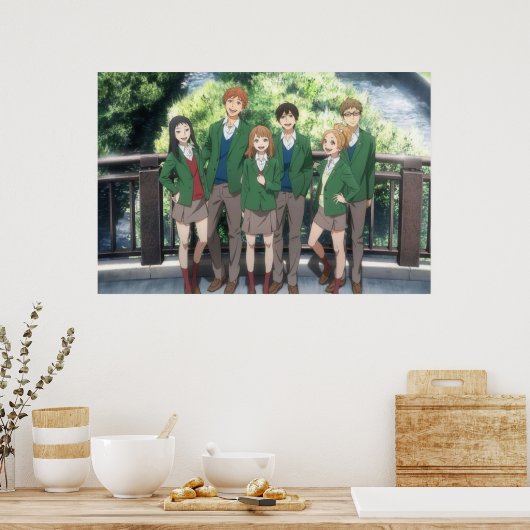 Oranje Anime Poster (Keuken)