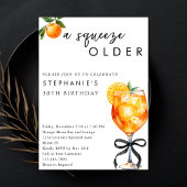 Oranje Aperol Spritz A Squeeze Oudere 30ste Verjaa Kaart