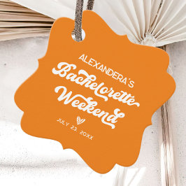 Oranje Aperol spritz vrijgezellenfeestje Bedankjes Labels