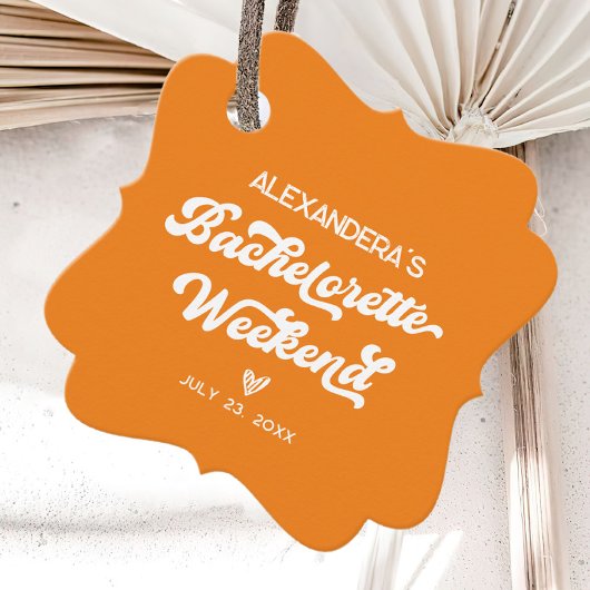 Oranje Aperol spritz vrijgezellenfeestje Bedankjes Labels