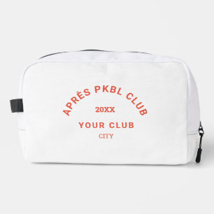 Oranje Après PKBL Club Crest Monogram Pickleball Toilettasje